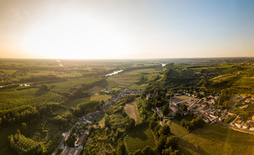 Châteaubriant vue du ciel